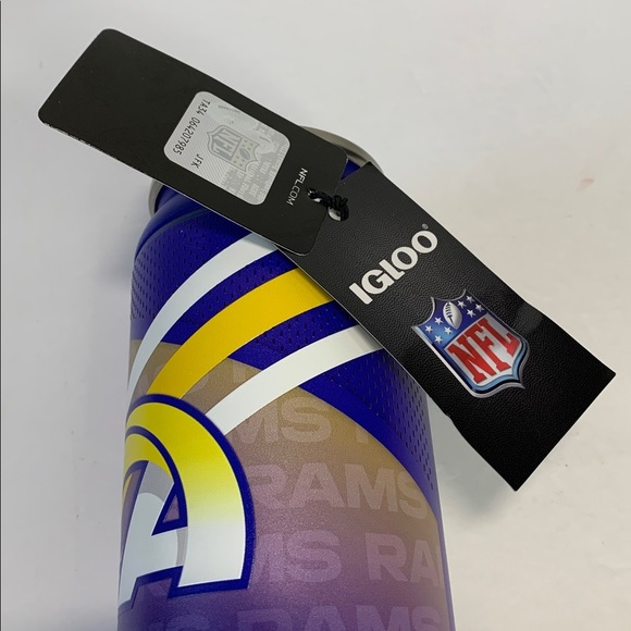 NFL Los Angeles Rams Logo Insulated Tumbler Stainless Steel 16 Oz NWT - Picture 7 of 9